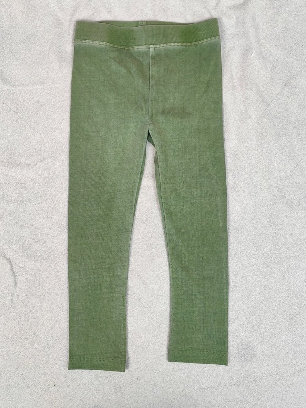 J.Crew Crewcuts Girls Green Everyday Leggings Size 6 Pull On